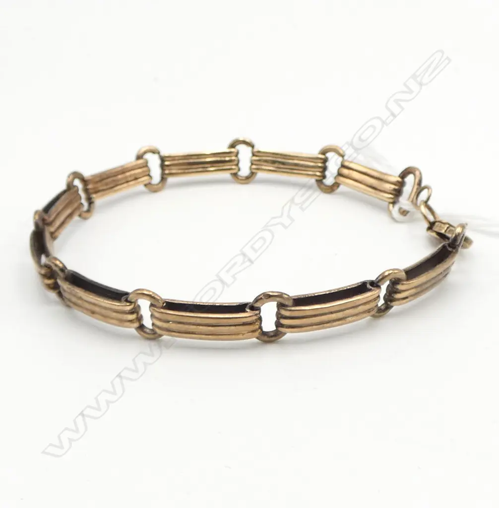 9CT GOLD BRACELET 11.98gms Image 1++