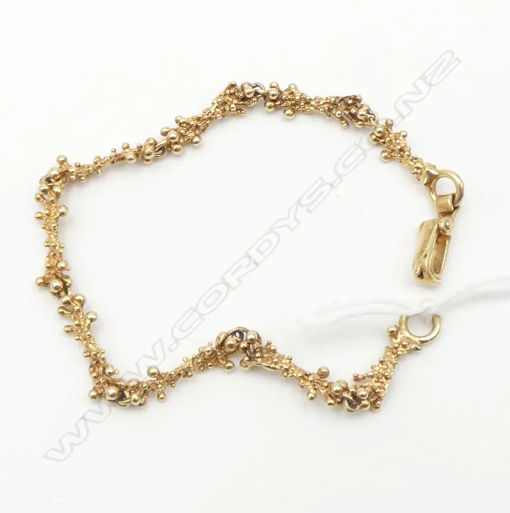9CT BRACELET, 10.1gms Image 1++