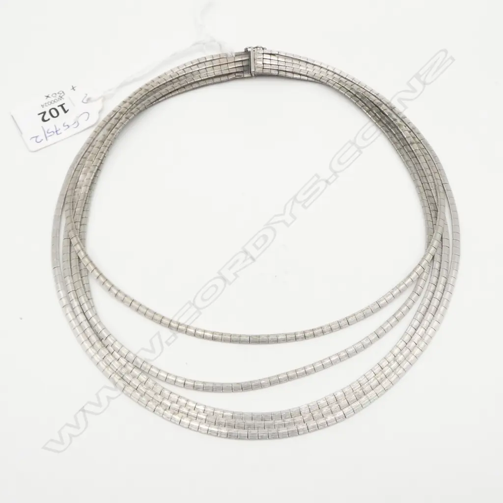 835 SILVER NECKLACE 70gms, BOXED Image 1++