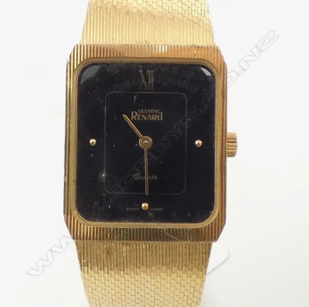 OLYMPIC RENARD GP QUARTZ WRIST WATCH, CASED Image 1++