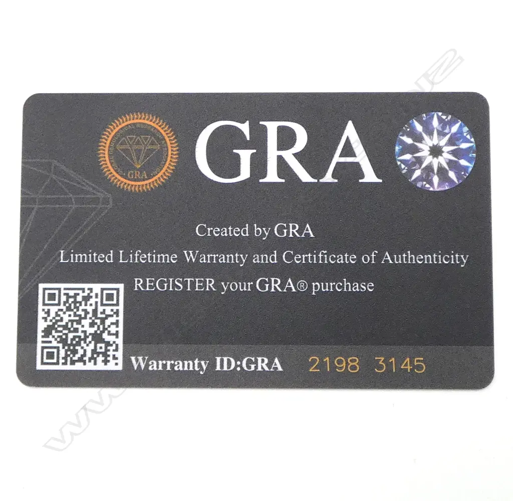 PR LEVER BACK MOISSANITE STUD EARRINGS, 2ct ea, (GRA cert.) Image 1++