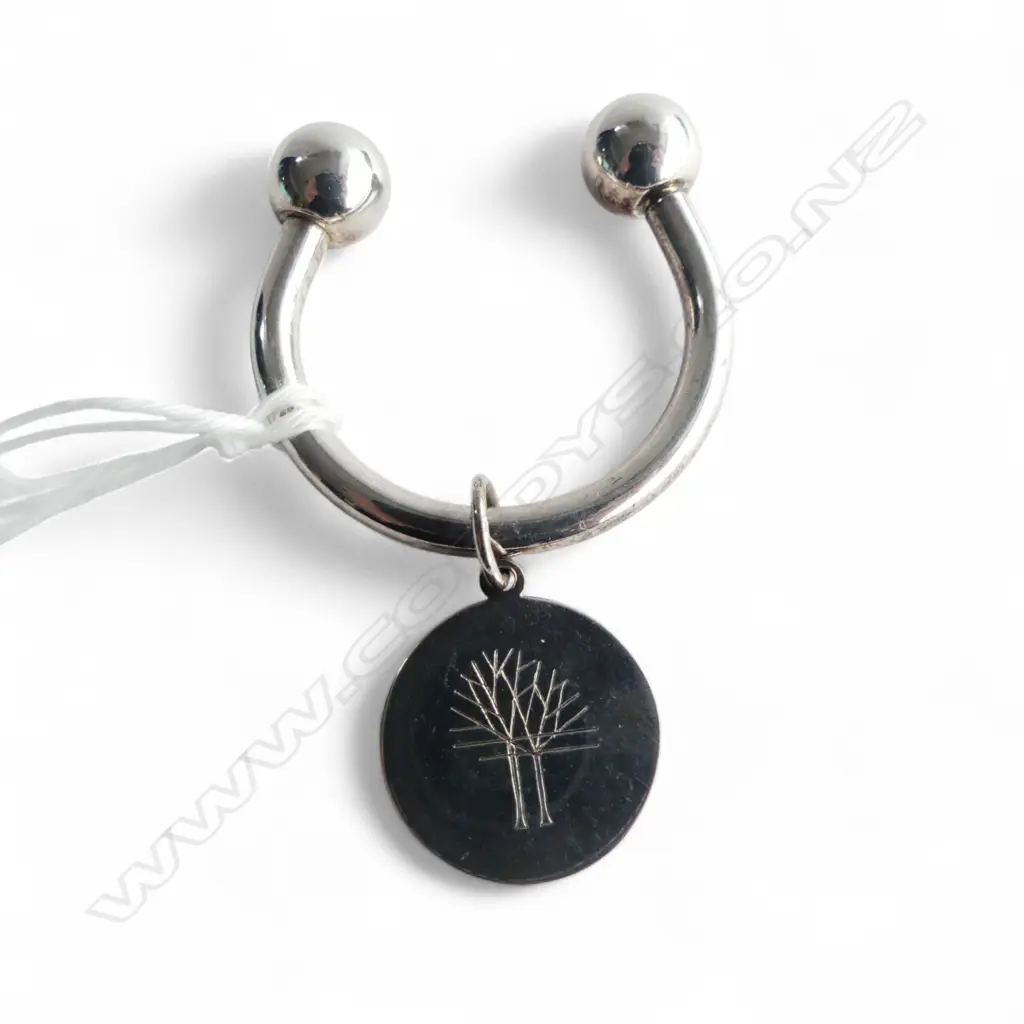 TIFFANY & CO STG SILVER KEY CHAIN 19.7gms, BOXED Image 1++