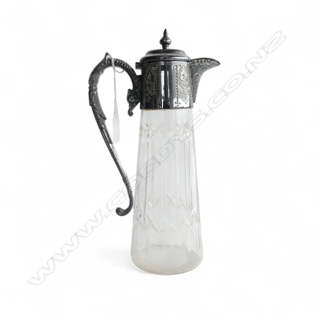 CRYSTAL & EP CLARET JUG H.275mm Image 1++