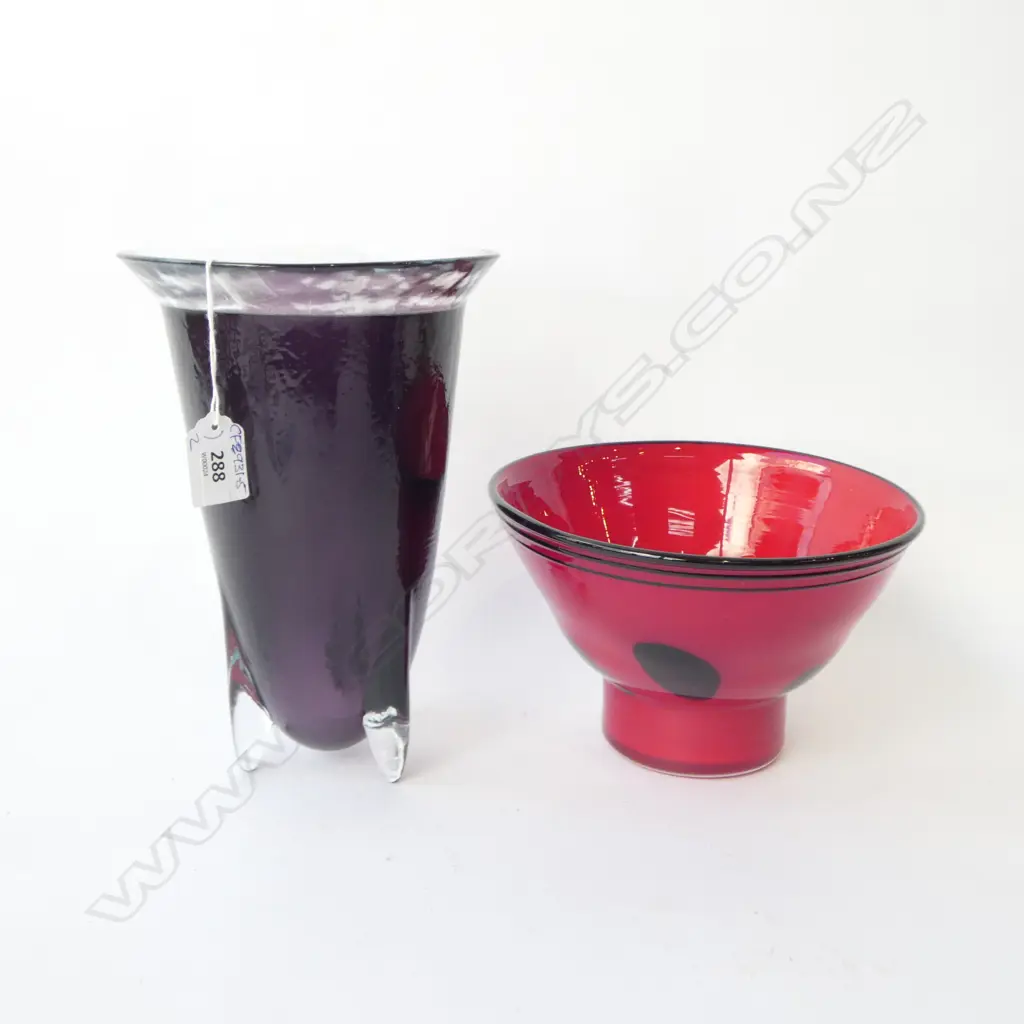 2 GLASS VASES H.250mm Image 1++