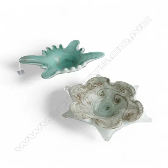 2 MURANO BOWLS W.320mm