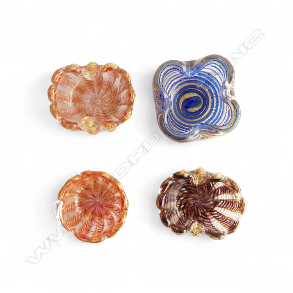 4 MURANO BOWLS 115mm dia Image 1++