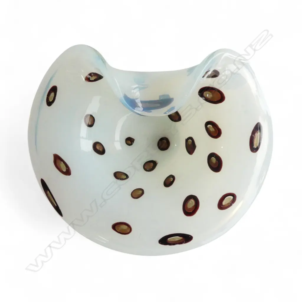 MURANO GLASS BOWL W.225mm w. orig. sticker Image 1++