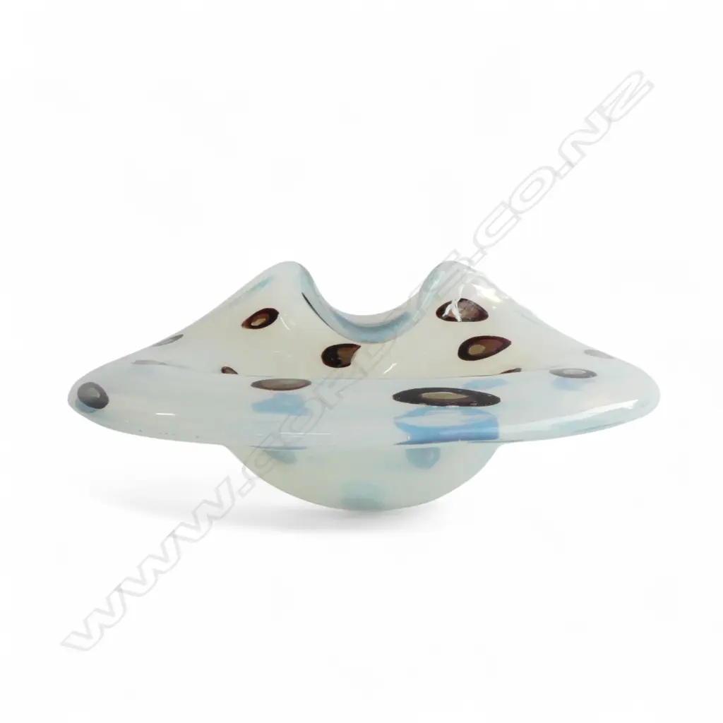 MURANO GLASS BOWL W.225mm w. orig. sticker Image 1++