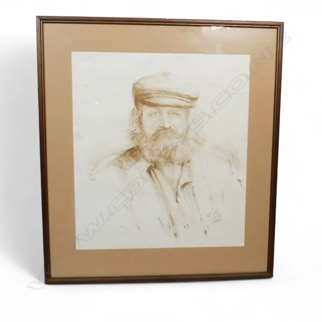 SKETCH OF TOMMY DOYLE H410 W400MM (From the Estate of Tommy Doyle) Image 1++