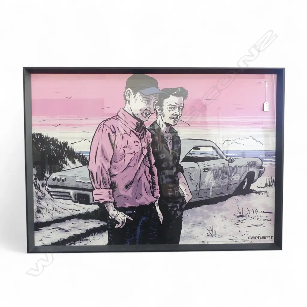 BENJAMIN GUDEL POSTER PRINT FOR CARHARTT CLOTHING LABEL 665x845mm Image 1++