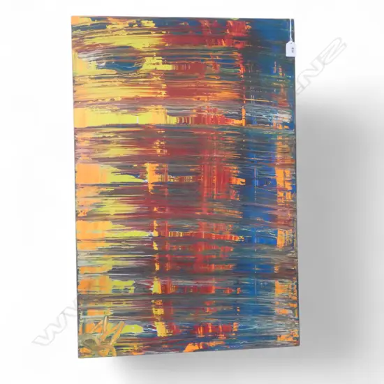 BEATE MINDERJAHN 'SOUL DANCE' ACRYLIC ON CANVAS 2007 760x510mm