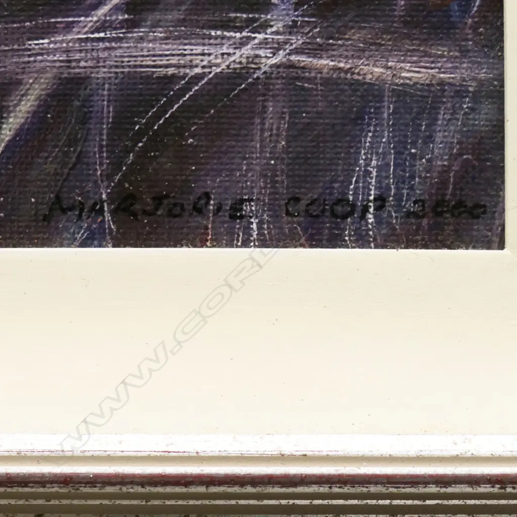 MARJORIE COOP 'NATURE'S BLANKET No.1 ARTHURS PASS', OIL ON BOARD, SIGNED & DATED 2000, 215 X 43mm Image 1++
