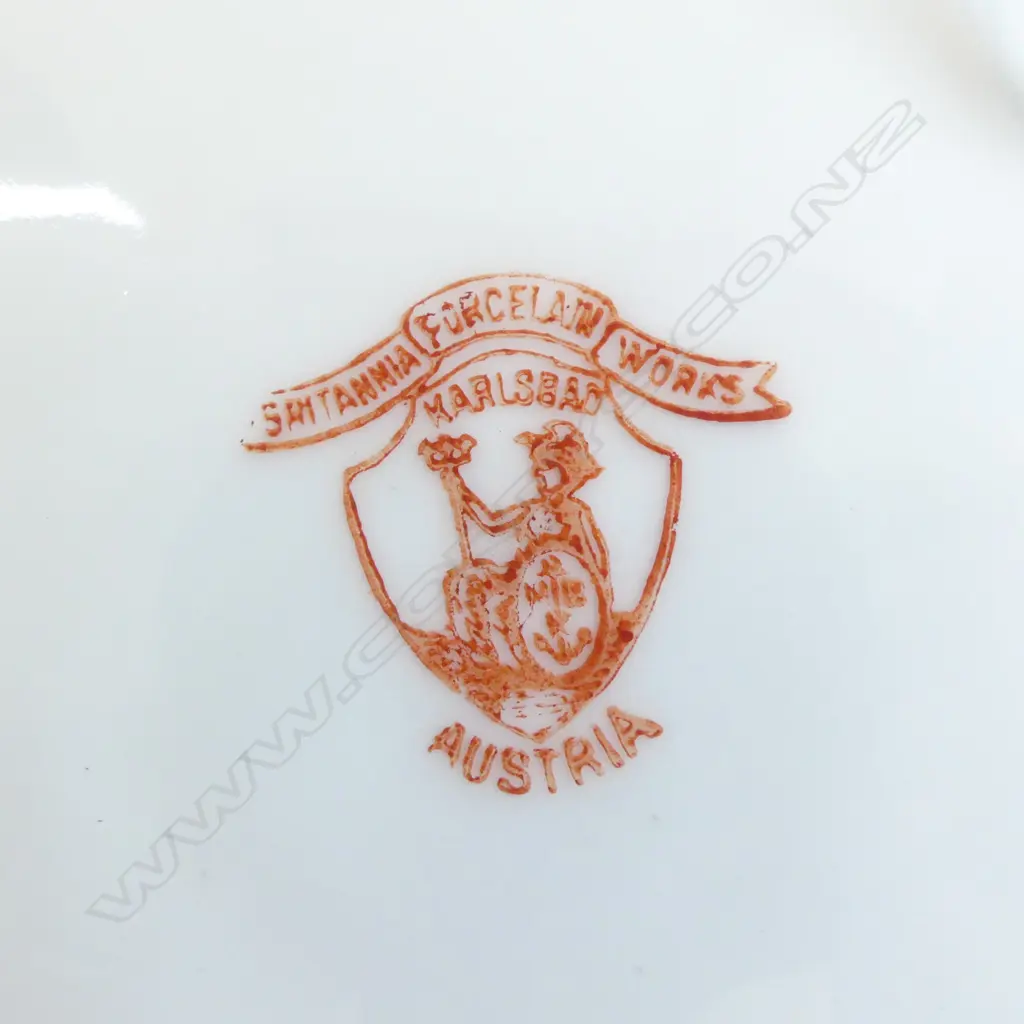 1901 VISIT TO NZ ROYALTY PLATE ‘DUKE & DUCHESS OF CORNWALL & YORK’, D.215MM  Image 1++