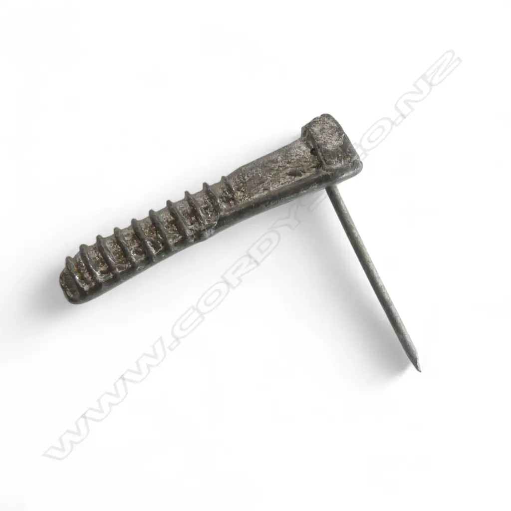 JEFF THOMSON CAST LEAD BOLT WALL SCULPTURE H. 80MM Image 1++