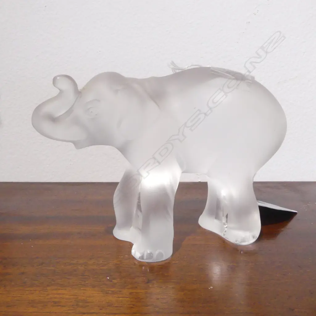 LALIQUE ELEPHANT H.80mm Image 1++