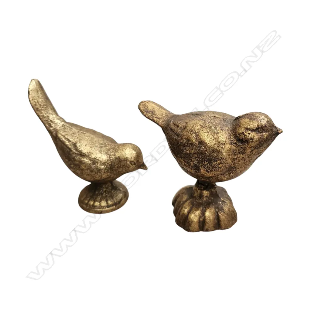 HEAVY CAST IRON PAIR OF BIRDS 100 x 100 mm Image 1++