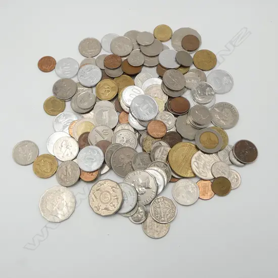 VARIOUS COINS FROM AROUND THE WORLD