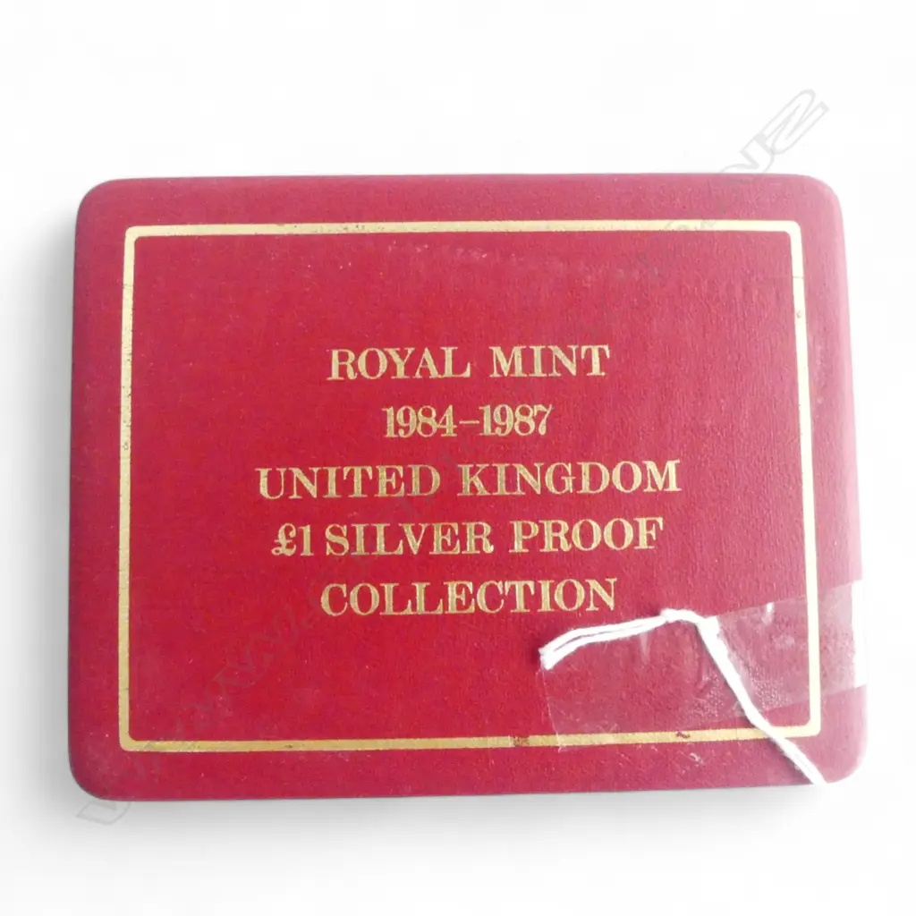 ROYAL MINT 1984-1987 UK SILVER PROOF COLLECTION Image 1++