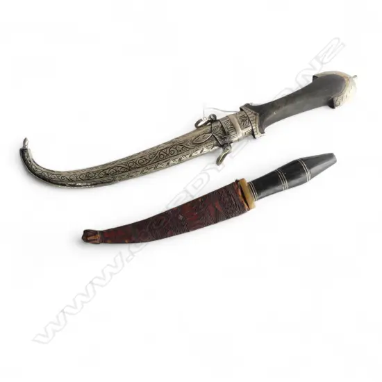 MOROCCAN KOUMMYA DAGGER AND TRIBAL KNIFE