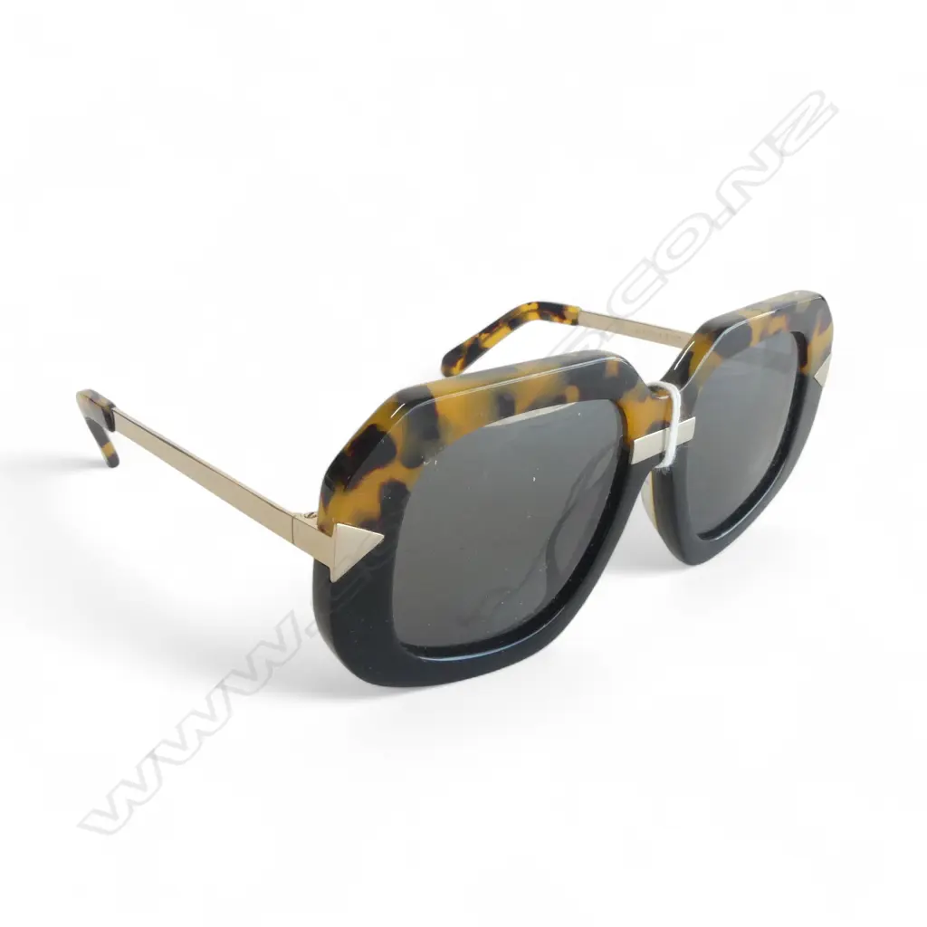 PR KAREN WALKER 'HOLLYWOOD CREEPER' SUNGLASSES, CASED Image 1++