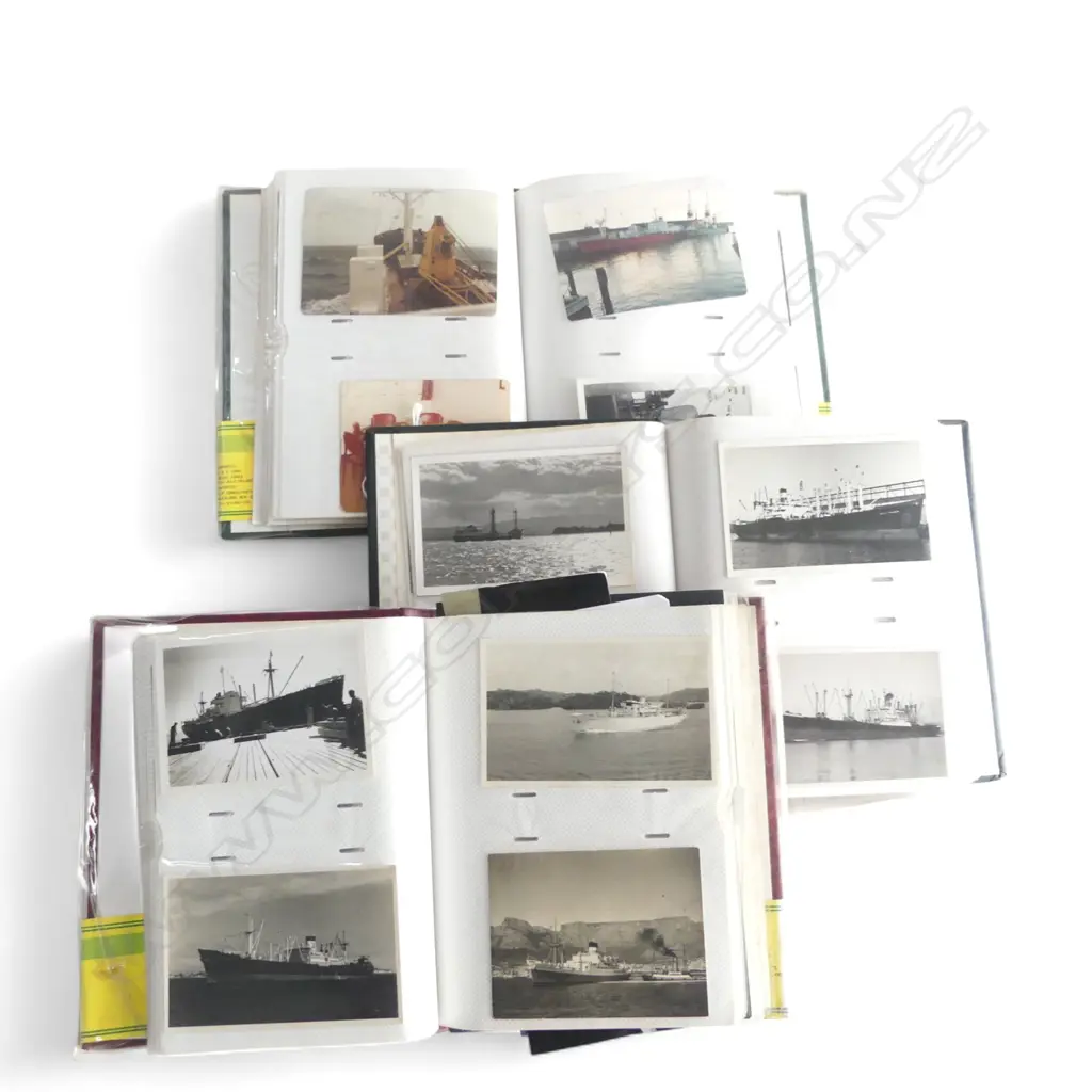 3 ALBUMS TOMMY DOYLES MARINE POSTCARDS (From the Estate of Tommy Doyle) Image 1++