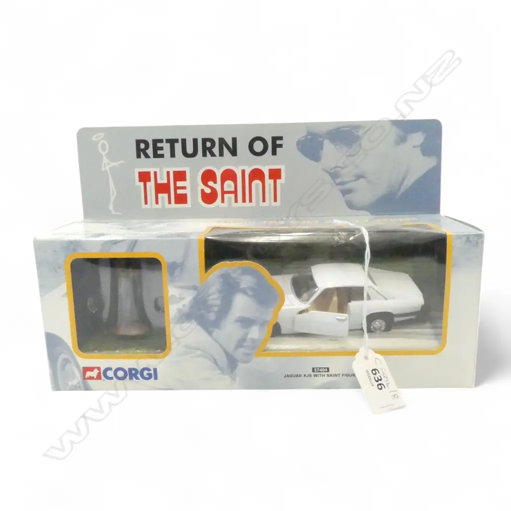 CORGI 'THE RETURN OF THE SAINT' JAGUAR XJS w. SAINT FIGURE, BOXED Image 1++