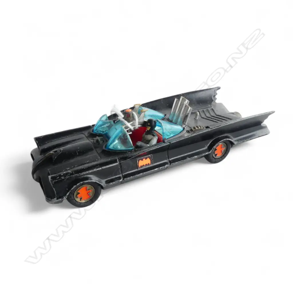 CORGI TOYS BATMOBILE L.125mm w. REPRODUCTION BOX Image 1++
