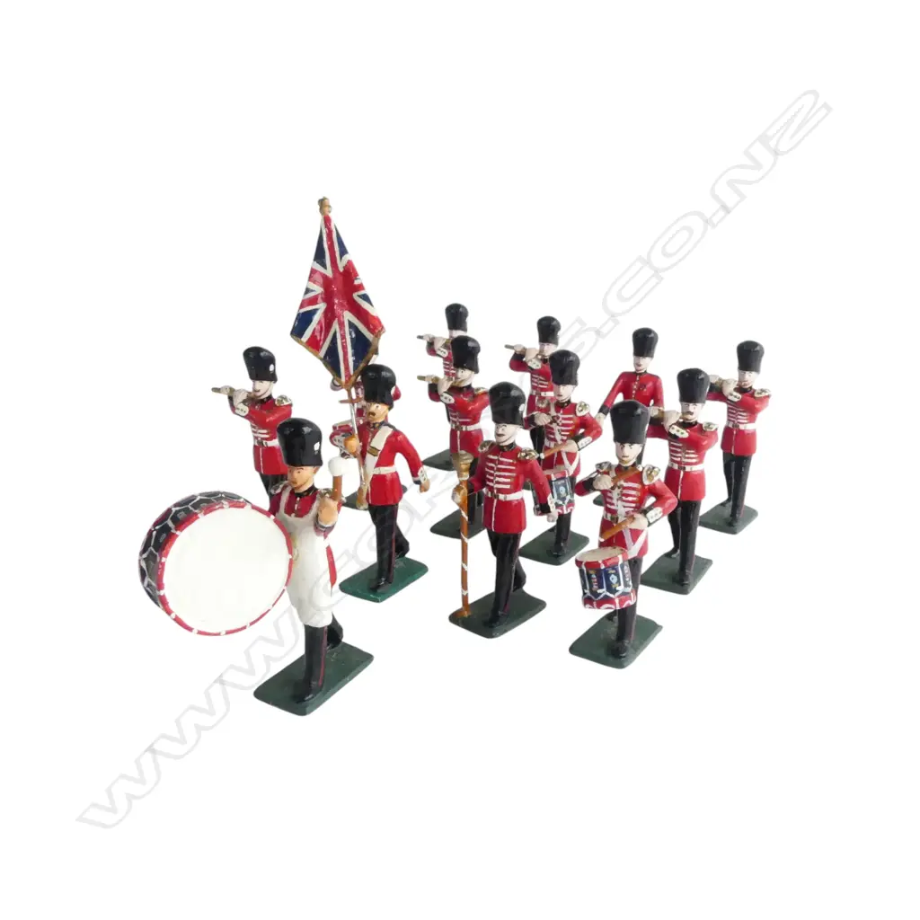 13 PCE PIPE & DRUM LEAD BRITISH SOLDIER MARCHING BAND Image 1++