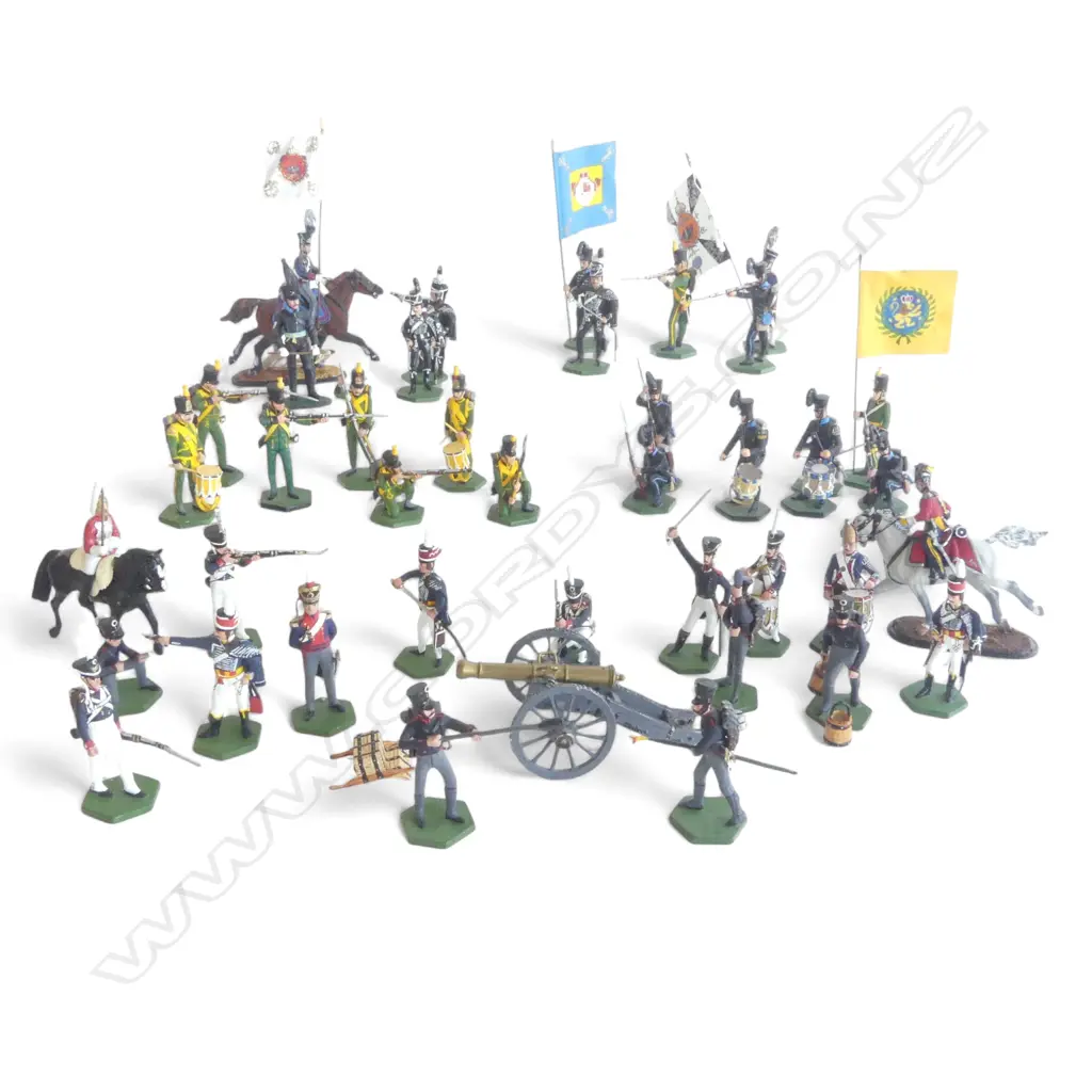 ASST. NIENA ST. PETERSBURG LEAD NAPOLEONIC SOLDIERS H.75mm etc Image 1++