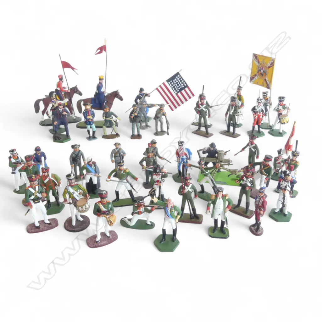 ASST. NIENA ST PETERSBURG & OTHER MAKERS LEAD/METAL SOLDIERS Incl. CIVIL WAR  Image 1++