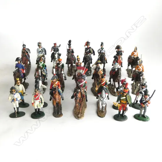 ASST. DEL PRADO COLLECTION METAL SOLDIERS OF MOSTLY EARLY 19thC NAPOLEONIC 