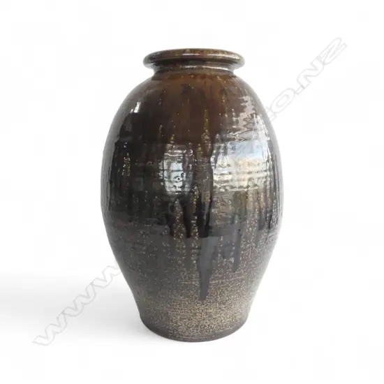 ATTR. PAUL MELSER - SALT GLAZE FLOOR POT H. 460MM