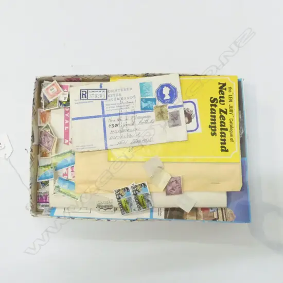 ASST. N.Z. & WORLD STAMPS etc