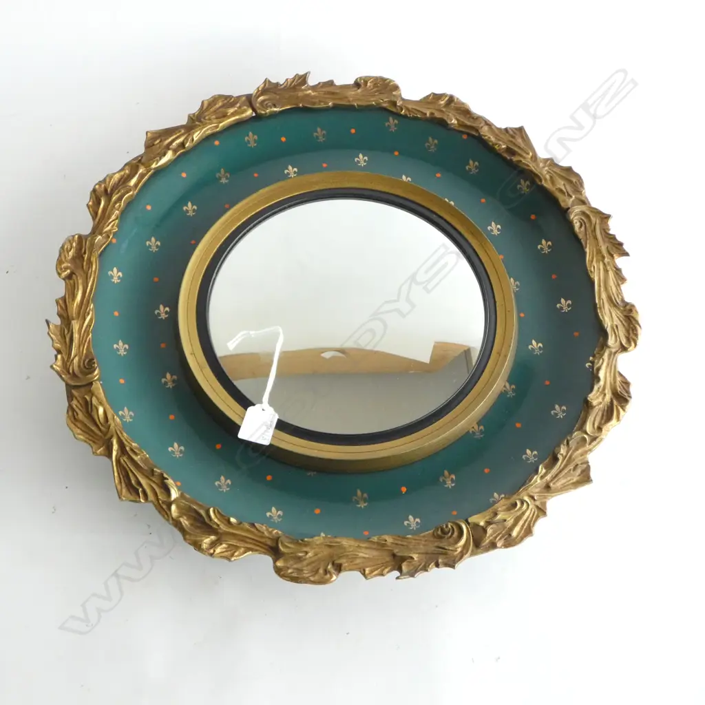 CONVEX MIRROR BY HEATHCOTE WARE ENGLAND 480mm dia Image 1++