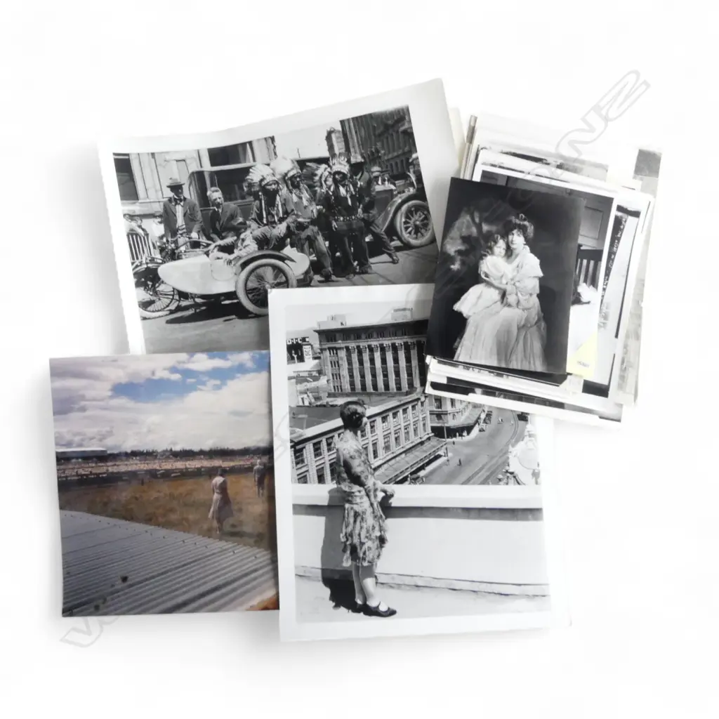ASST. PHOTOGRAPH PRINTS EX WILLIAM MAIN; EVENTS IN WELLINGTON C.1900s, LG FORMAT 1930s Roland James Searle 400x300mm Image 1++