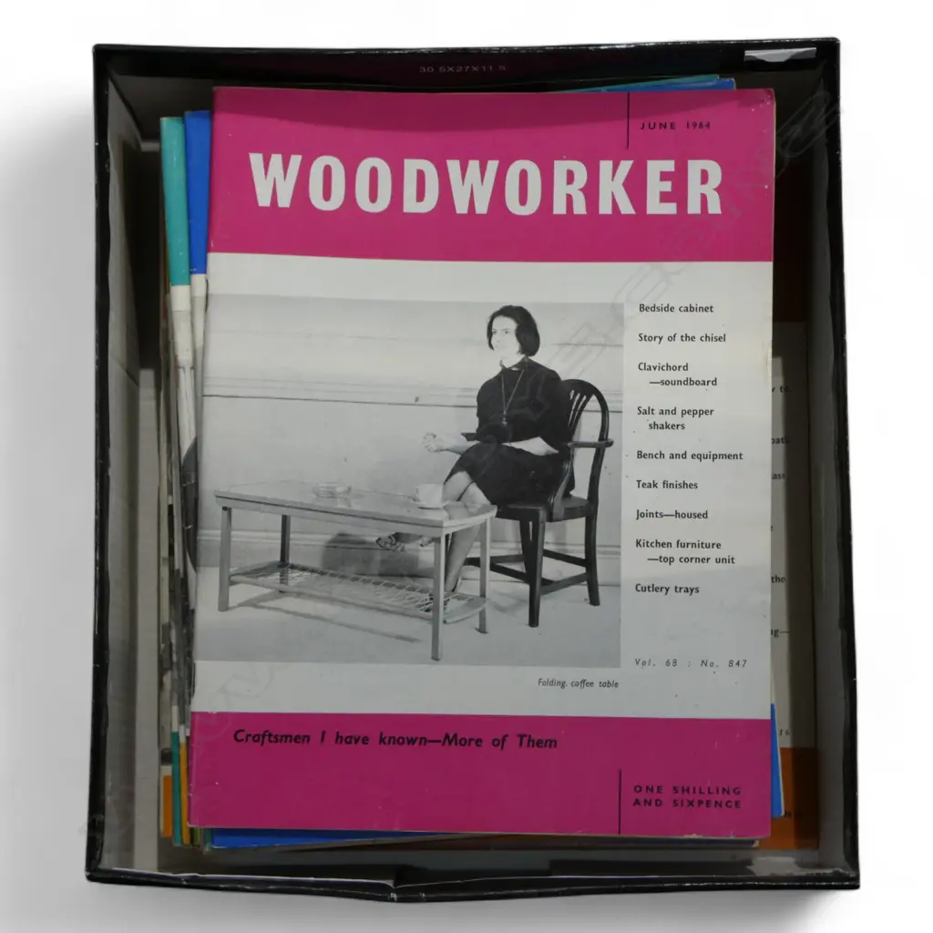 1960s WOODWORKER MAGAZINES Image 1++