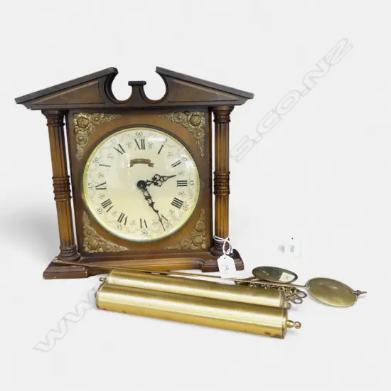 2 WALL CLOCKS; SWAMP KAURI & SCHMECKENBECHER GERMANY H.300mm