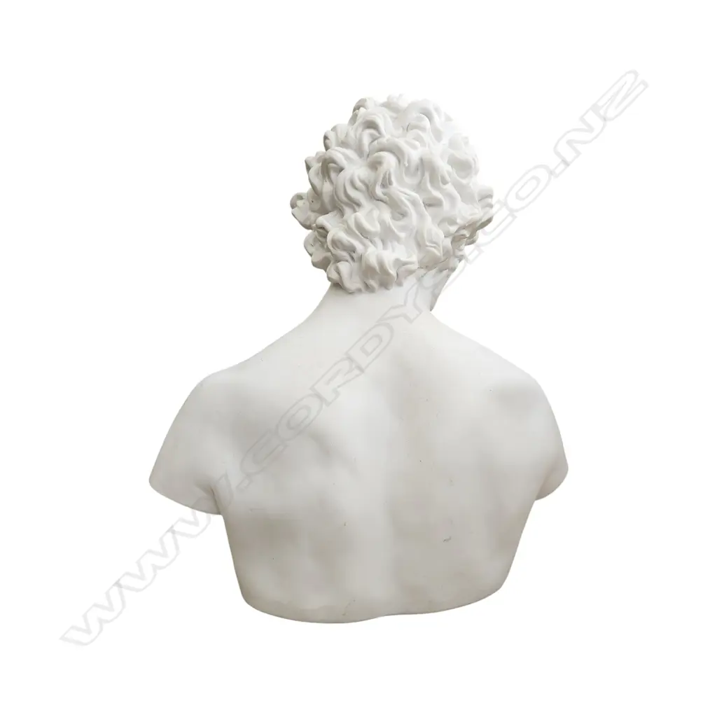DAVID BUST MICHELANGELO RESIN SCULPTURE 320 x 270 mm Image 1++