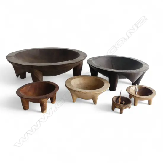 6 KAVA BOWLS 285 - 50mm dia