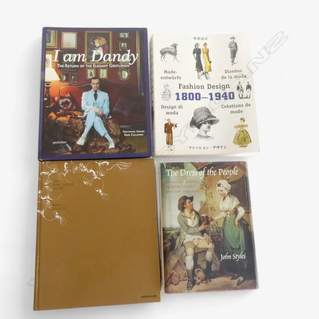 4 BOOKS; FASHION / DANDY INTEREST Image 1++