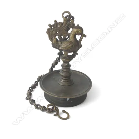 INDONESIAN BRONZE HANGING BELL H.240mm