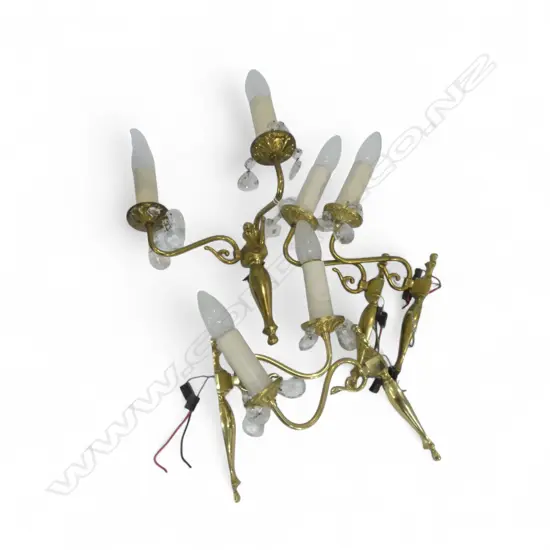 5 WALL SCONCES (4+1) H.350mm