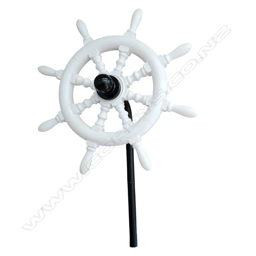 NAUTICAL PLASTIC SHIP WHEEL  600 mm Image 1++