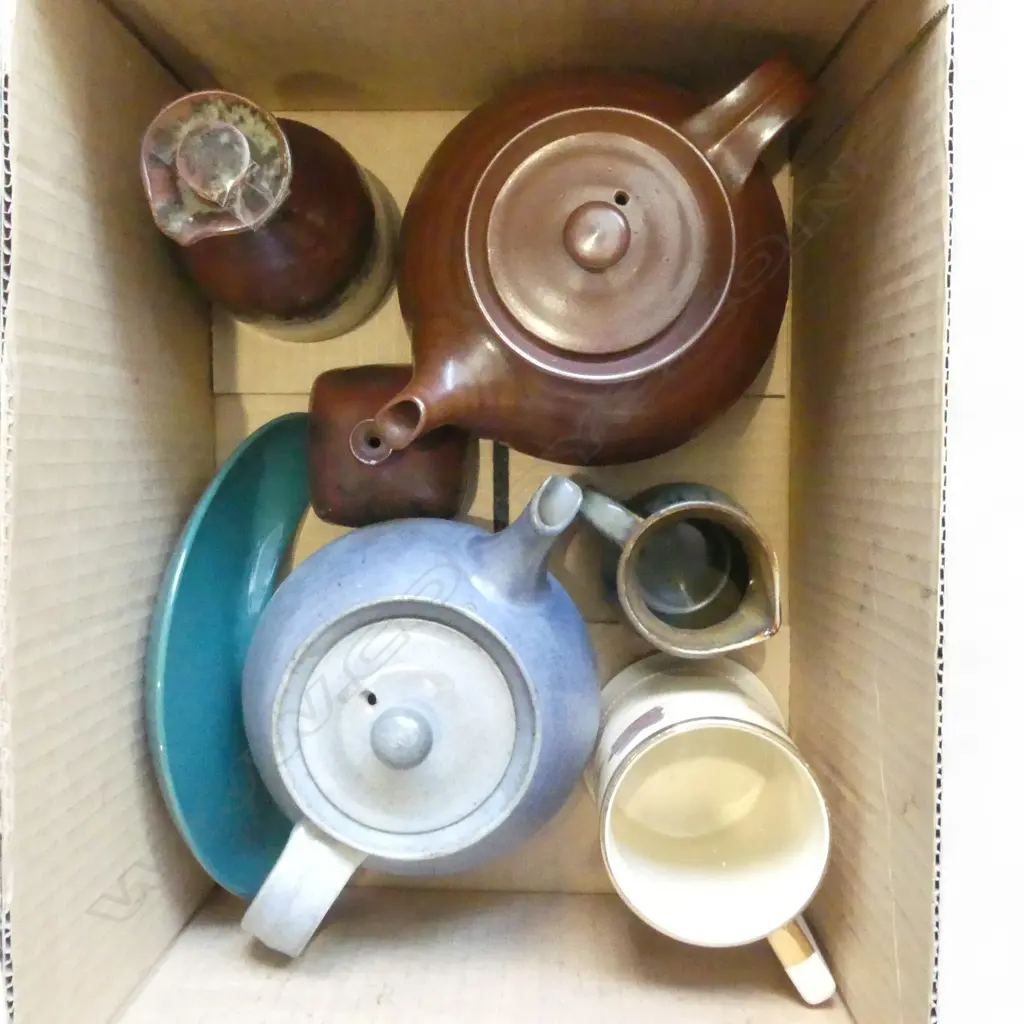 ASST. CERAMICS; 2 WAIMEA POTTERY TEAPOTS ETC Image 1++