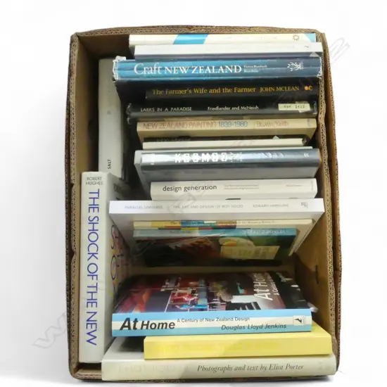 ASST. BOOKS; COOKING, ART ETC