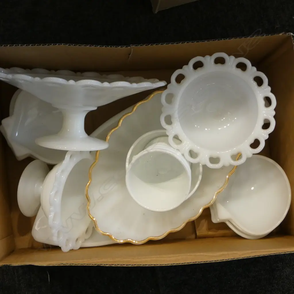 ASST. MILK GLASS Image 1++