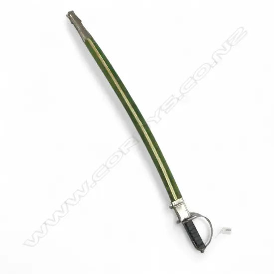 VINTAGE 'MADE IN INDIA' SWORD IN VELVET SHEATH  L.920mm