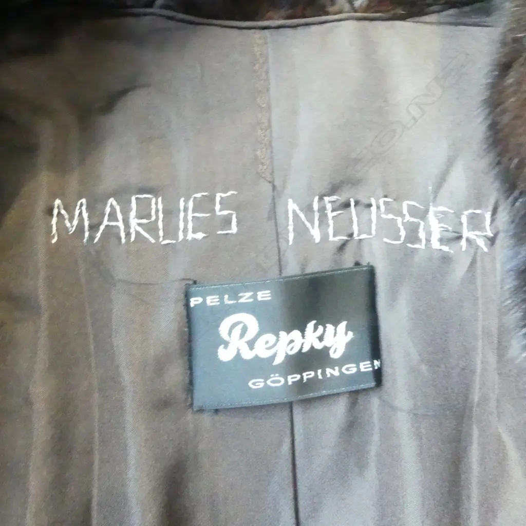 PELZ REPKY GOPPINGEN FULL LENGTH MINK COAT + 3 OTHER FUR INLCUDING BELT Image 1++