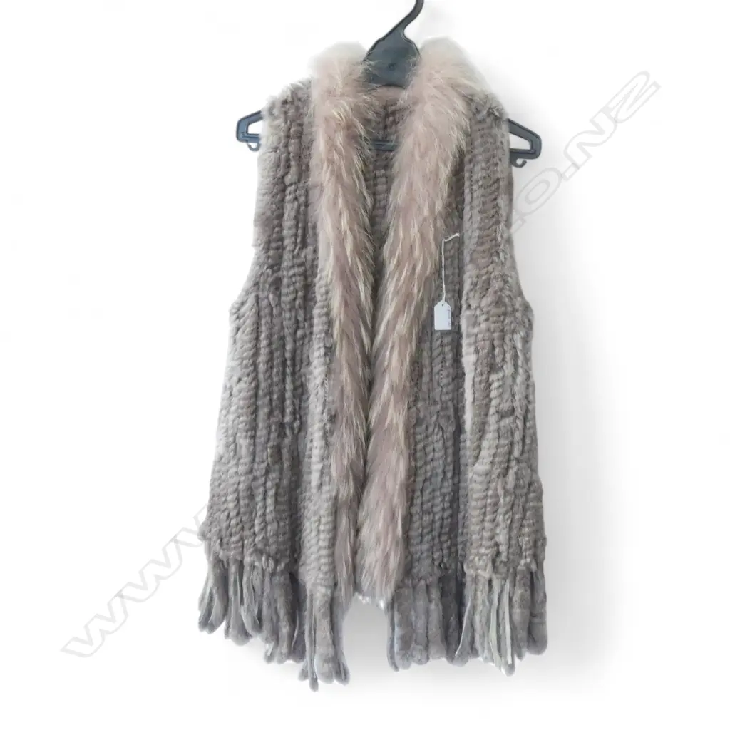 SHAVED RABBIT & RACOON FUR JACKET Image 1++