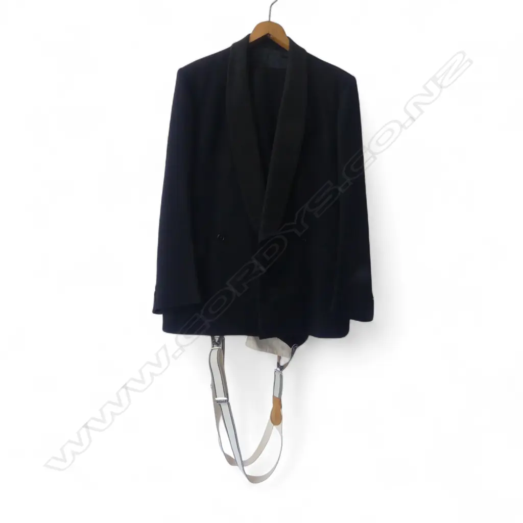 VINTAGE MEN’S COAT TAILS + TROUSERS + BRACES Image 1++